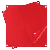 2 Stück Rote Fahne überlänge Warnflaggen Nach StVO für überhängende Lasten Warntafel 30 * 30cm Wetterfest Warnfahne für Transport