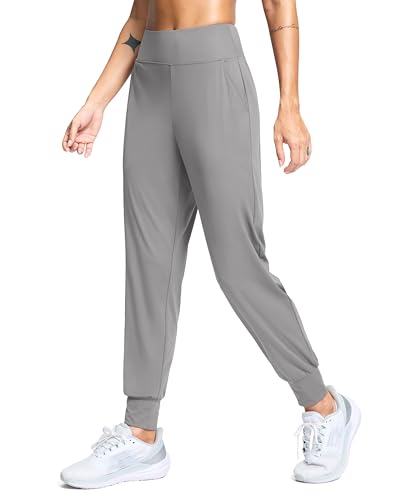 Image of SANTINY Women's Joggers Pants with Pockets Lightweight High Waisted Athletic Gym Workout Pants for Women Yoga Travel