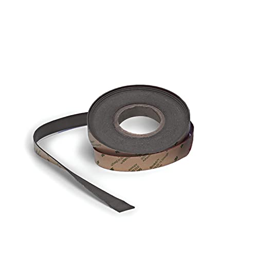 Image of 3M Expantrol Flexible Intumescent Strip E-FIS, Adhesive-Backed, Black, 1 /16 in x 1 /2 in x 50 ft, 10 rolls /case