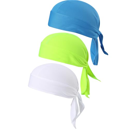 Image of Skull Caps for Men Cooling Bandana Cap Helmet Liner Hat Running Beanie