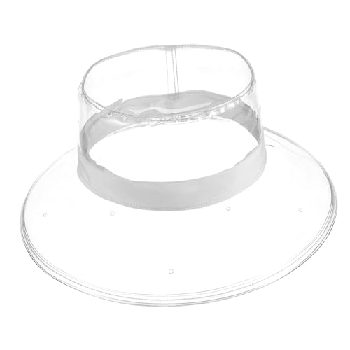 Chapeau de pluie transparent étanche solaire et pluie activités outdoor