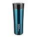 720°DGREE Premium Thermobecher “PleasureToGo” - 450ml, BPA-Frei, Auslaufsicher - Schlanker Edelstahl Kaffeebecher to go, Isolierbecher, Reisebecher Travel Mug mit Deckel - 360°-Trinköffnung - 5h heiß
