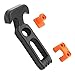 BokWin 2 Pcs Rubber Draw Latch T Handle,4.3 Inch Flexible Hasp Latch for Tool Box Golf Cart Cooler(Orange)