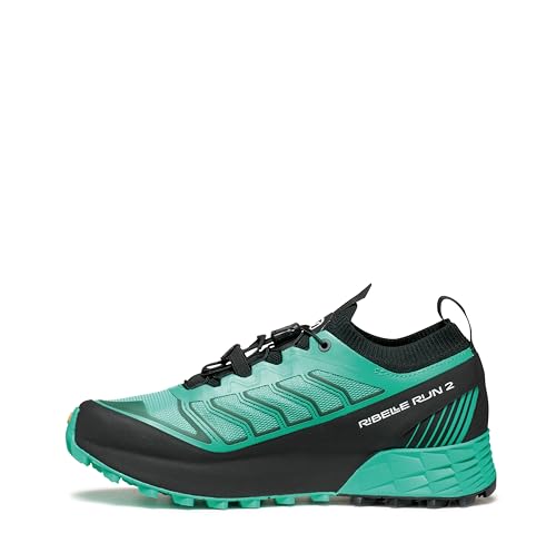 SCARPA Women's Ribelle Run 2 Trail Running Shoes - Lightweight, Performance Trail Runners - Aqua Green - 7.5 Women/6.5 Men