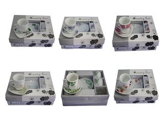 RB Caffe 'Juego 6 Tazas con Platos