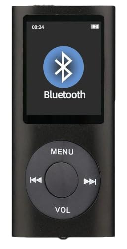 5007MP Metal MP3 Çalar, Renkli Ekran, FM Radyo, Bluetooth, Hafıza Kartı Girişi, Siyah