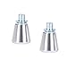 HEALLILY 2pcs Spring-Loaded Plunger Locating Pin Spring Catch (56-99-197-20) for Mechanical Industry Carbon Steel Retractable Latch
