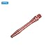 PATIKIL 35mm Aluminum Dart Shafts, Medium 2BA Thread Dart Stems Dart Accessories Throwing Fitting for Steel Tip - 9 Pack (Red)