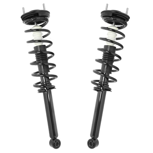 Image of Detroit Axle - Rear Struts Sway Bars for 2001-2006 Lexus 2 Struts with Coil Spring Assembly 2 Sway Bar Links 2002 2003 2004 2005 Suspension Replacement