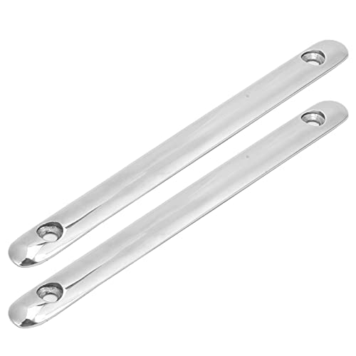 Tbest Edelstahl-Scheuerleisten Marine, 2 Stück 5,9 Zoll Scheuerleisten-Festher-Schutz 316 Edelstahl-Zubehör für Boot,Yacht,Rv