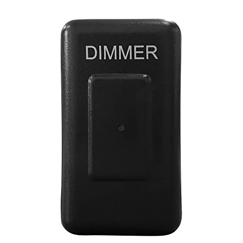 Facon 12Volt Touch Dimmer Switch, 50Watts Max, Use with 12V LED Lights, Incandescent and Halogen Bulbs for RV, Camper, Marine, and Strip Lights