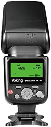 Voking VK750 Manual LCD Display Universal Flash Speedlite Compatible with Nikon Pentax Panasonic Olympus Fujifilm DSLR Mirrorless Cameras