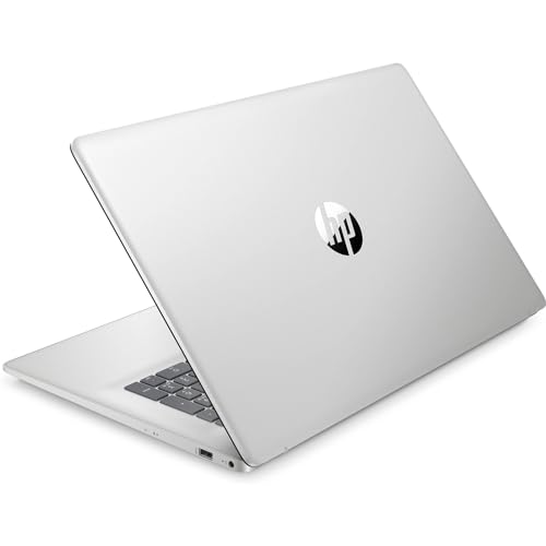 Image of HP 17-cn3053cl 17.3-inch Laptop 13th Gen Intel Core i5 12GB DDR4 RAM 512GB SSD Anti-Glare FHD IPS Intel Iris Xe Graphics HDMI USB-C WiFi Bluetooth Windows 11 Home HD Webcam Natural Silver (Renewed)