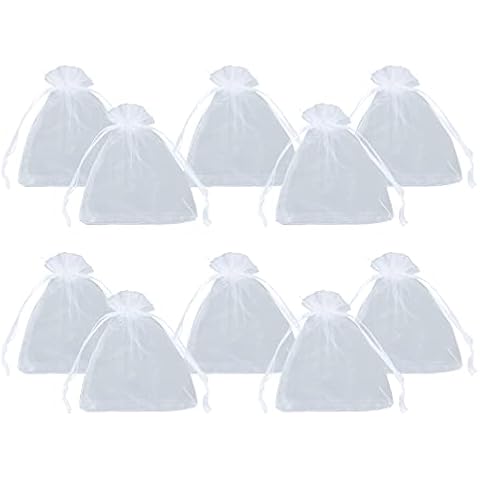 PH PandaHall 100pcs Organza Gift Bags Cover