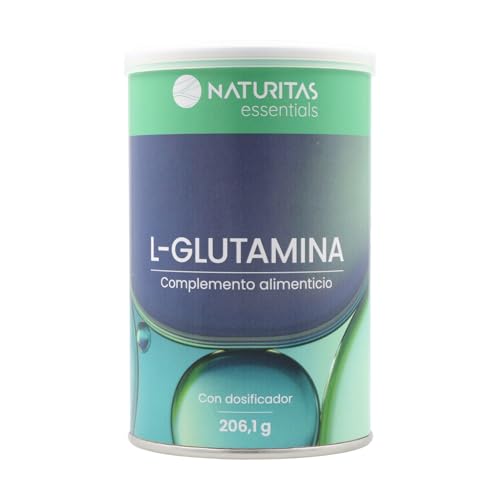 L glutamina en polvo | 200 g | Naturitas Essentials | L Glutamina 100% pura en polvo | Recuperación muscular y digestiva | Aminoácidos y Proteínas