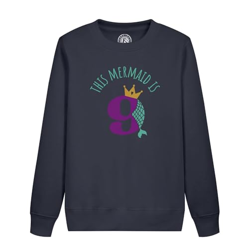 Sweat anniversaire 9 ans sirène cadeau original fille