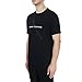 Armani Exchange Men's Crew Neck Logo Tee T Shirt, Black, Large