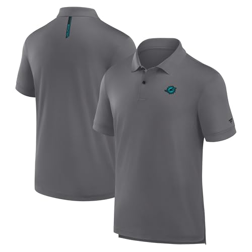 Fanatics Men's Heather Gray Miami Dolphins Front Office Move Mono Polo