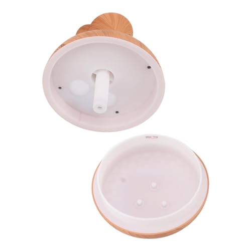 Humidificador de grano de madera elegante con diseño de florero de lujo 5