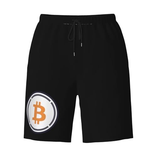 Bitcoin Mens Swim Trunks Quick Dry Board Shorts 7" - Hawaii Beach Swimwear4