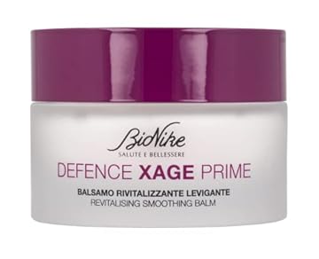 Bionike Defence Xage Prime - Balsamo Viso Rivitalizzante Levigante Anti Age, per Pelli Sensibili e Secche, Contrasta le Prime Rughe e Potenzia il Rinnovo Cellulare, Dona Nutrizione, 50 ml