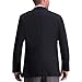 Haggar Men's The Active Series Classic Fit Gabardine Blazer, Black, 44 US