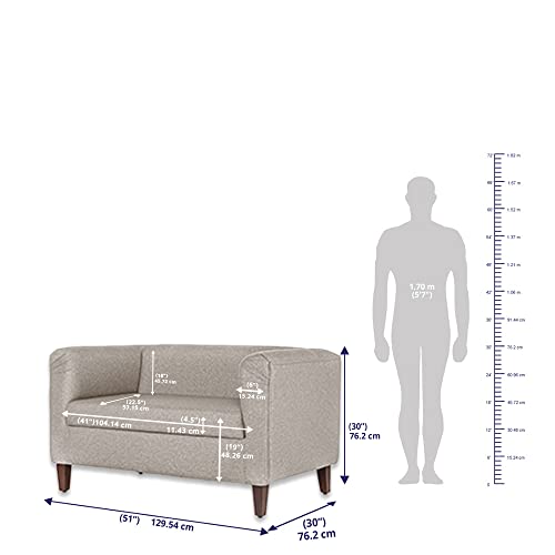 Image of Wakefit Miami 5 Seater Sofa Set | 3 Year Warranty | Modern, Large, Omega Pearl Sofa for Living Room