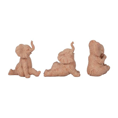 Set de Figuras de Elefante en Resina de 6 pulgadas miniatura 6