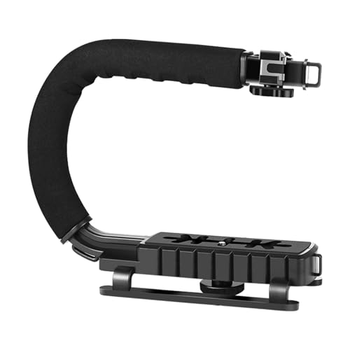 Image of Camera Support Handle Grip C-Shaped Cold-Shoe Mount Supporting Handle Grip