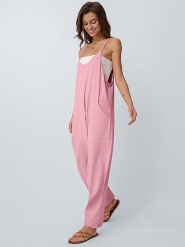 image for AUTOMET Jumpsuits for Women Casual Summer Outfits Rompers Comfy Beach 