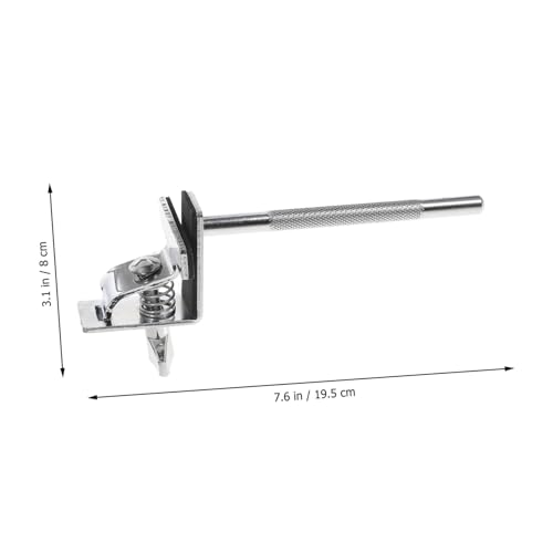Clip de extensión para cencerro para set de batería, abrazadera duradera con superficie lisa, fácil de instalar para músicos de percusión miniatura 2
