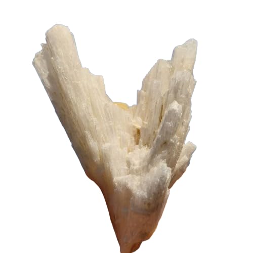 Blessing Crystal Twin Scolecite Crystal with Pink Stilite Specimen Cluster 323 Gram High Vibration- Synergy 12 Crystal Home Decor Gift for All