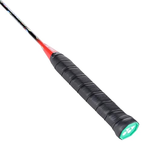 Image of YONEX Nanoflare 8000i Badminton Racquet (Black Red) Strung | G4 Grip | Full Cover
