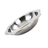 TOBBOMEY Edelstahl Octagonal Dinner Plate Dickwandig Rostfrei Langlebig Vielseitig für Hummer Krebsgerichte Geeignet für Induktionsherd Gasherd für Geburtstagsfeiern Bankette