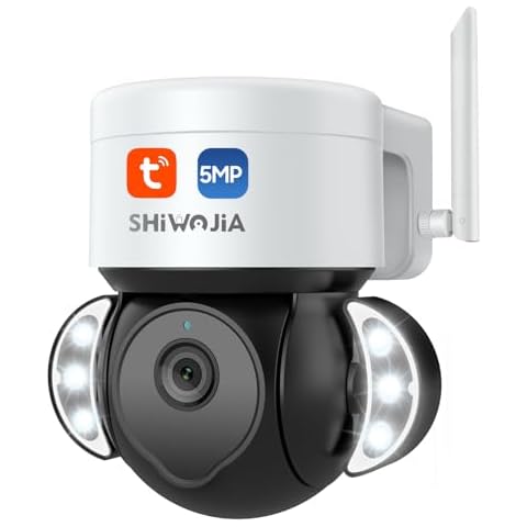 SHIWOJIA 5MP Outdoor Floodlight Security Camera Cover
