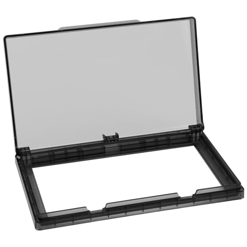 Cache Interrupteur Mural, Type 86 Cache Prise Murale Double, Protege Prise Réversible Ultra Mince de Protection Étanche IP14, Cache Prise Electrique pour Salle de Bain Cuisine Chambre Extérieur(Noir)