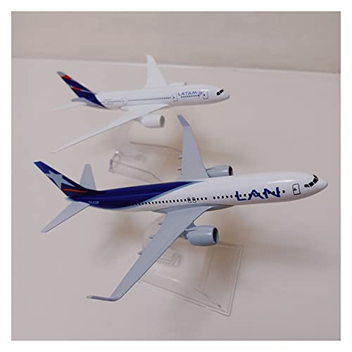 Modelo avión de metal 16cm LAN Boeing B737 escala 1:400 coleccionable 5