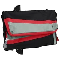 Homgoday Fahrradanhänger Lastenanhänger Anhänger Transportanhänger Transportwagen Anhänger für Fahrrad Schwarz und Rot 45 kg Eisen 126 x 63 x 51 cm – Ansicht 9