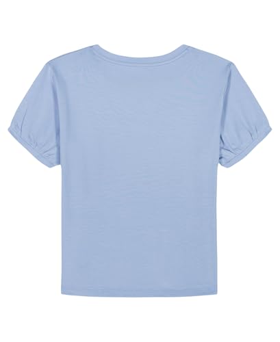 Image of Tommy Hilfiger Girls' Short Sleeve Flag Logo Tee, Soft & Comfortable