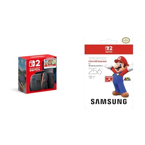 Image of Nintendo Switch 2: Choose Your Game Bundle + Samsung microSD Express Card - 256GB Switch 2