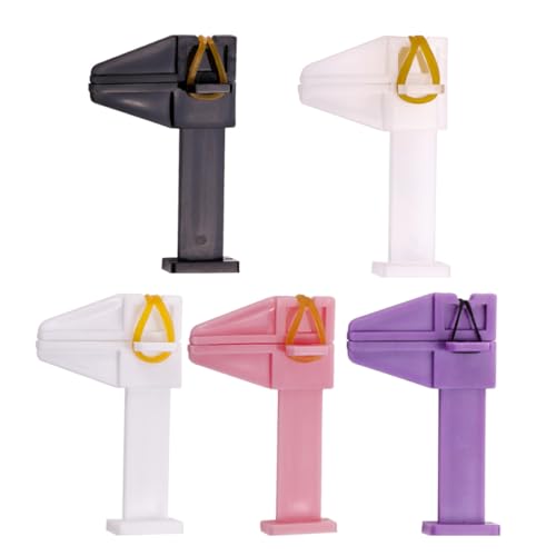 5 clips de plástico para extensión de uñas miniatura 1