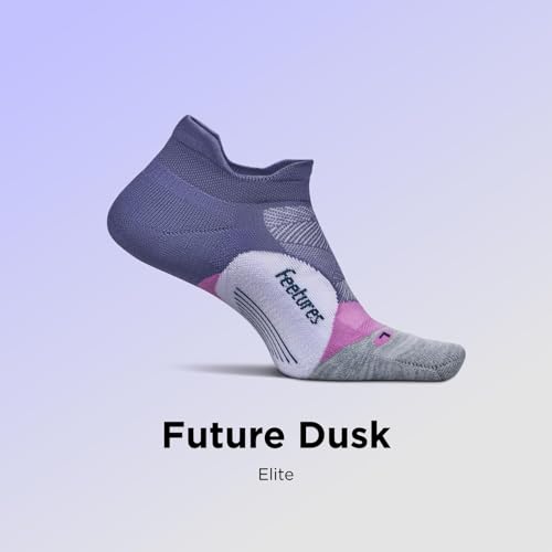 Image of Feetures Elite Light Cushion No Show Tab Sock Wave