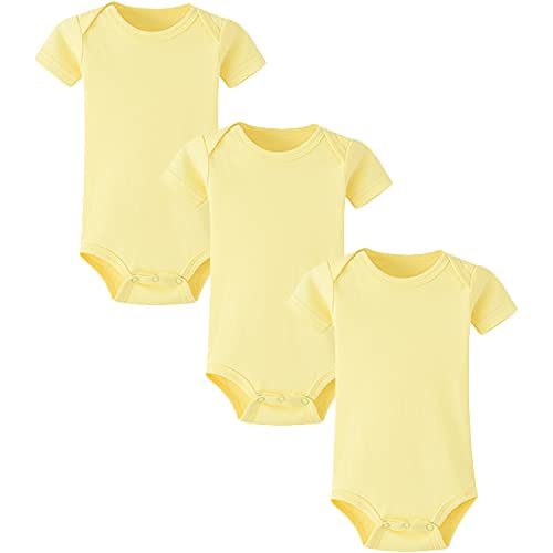 Image of Enfants Chéris Baby Bodysuit Short Sleeve Newborn-24 Months Pack of 3