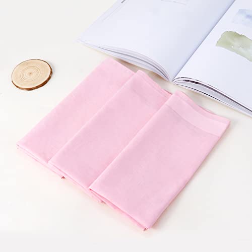 Image of HOULIFE Men's Cotton Handkerchiefs, Solid Color 60S Soft Cotton Hankies for Men Women 6 /12PCS 15.7 inchx15.7 inch