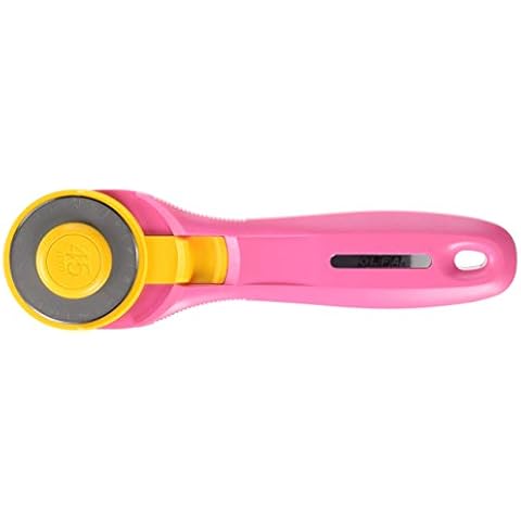 Olfa 45mm Rotary Cutter in Fairy Floss Pink Cover