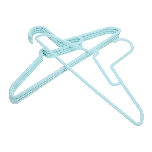 Cabilock 5pcs Heavy Duty Plastic Hangers for Jeans Non-Slip Pant Hangers Space-Saving Closet Storage Organizer