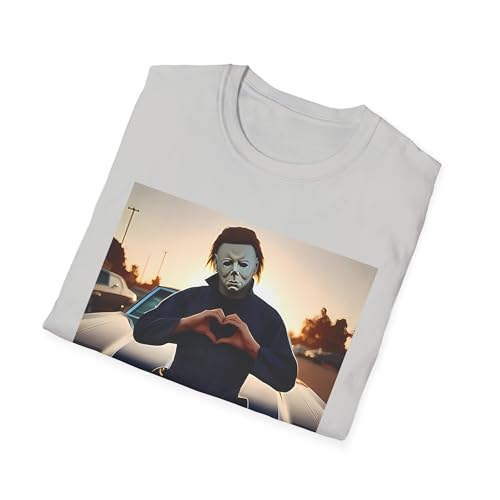 Vintage Michael Myers 90s T-Shirt | Scream Heart Hands Horror Graphic Tee | Retro Unisex Shirt for Men & Women, Perfect for Halloween3