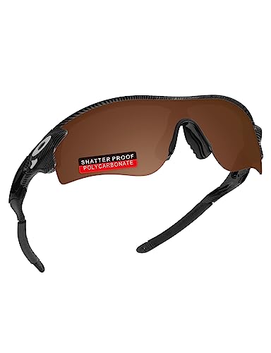 Image of PRO+ Polycarbonate Replacement Lenses & Rubber Kits for Oakley RadarLock Series Sunglasses