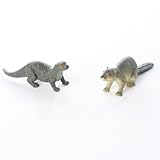 Miniature River Otter and Beaver Individual Product Size: 2-1/4" to 2-3/4" L 1" H Made of flexible plastic