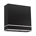 Akicon Range Hood 30 Inch, Stainless Steel Ducted Kitchen Hood with Powerful Motor, Wall Mount Modern Box, 30W X 30H X 14D Inch, AK-HS30HA-JBN (30 Inch, Jet Black with Nickel)